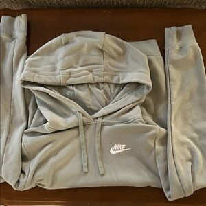 Nike Light Gray Pullover Hoodie